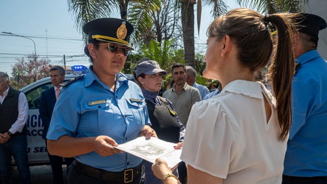 Plan Provincial de Seguridad: Se entregaron nuevos patrulleros para Villa Ángela 