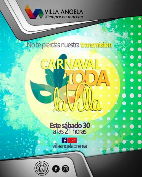 Cultura ofrece a partir de esta noche "Carnaval Toda La Villa", una propuesta virtual  