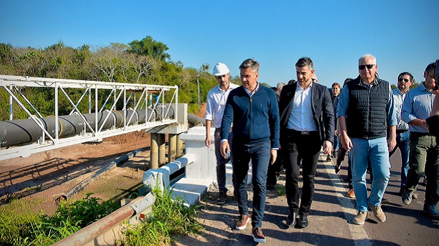 &rdquo;Se terminaron las promesas&rdquo;: Zdero y Naci&oacute;n supervisaron el avance del segundo acueducto del interior 