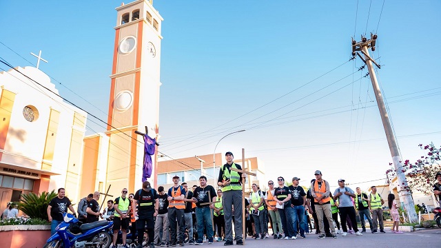 Primer Viacrucis Extremo en Argentina, realizado en nuestra Parroquia  