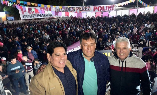 Una multitud respaldó a Polini y Pérez en El Sauzalito