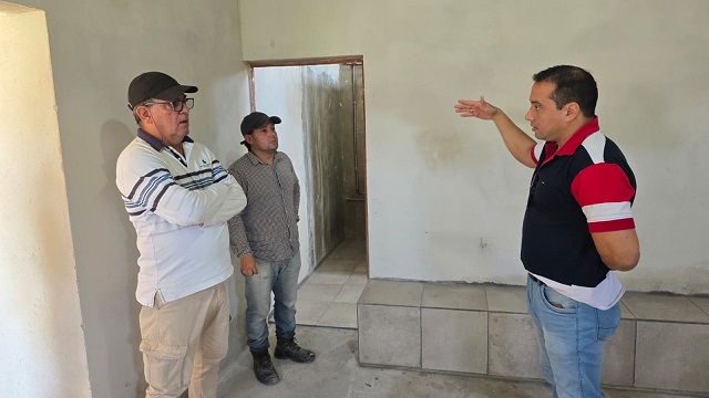 Buyatti recorri&oacute; las obras del Cotton Rugby Club y destac&oacute; el avance de las mejoras en la instituci&oacute;n