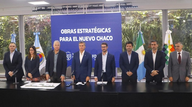OBRAS TRASCENDENTALES: UN NUEVO ACCESO PARA RESISTENCIA Y SANEAMIENTO INTEGRAL PARA S&Aacute;ENZ PE&Ntilde;A